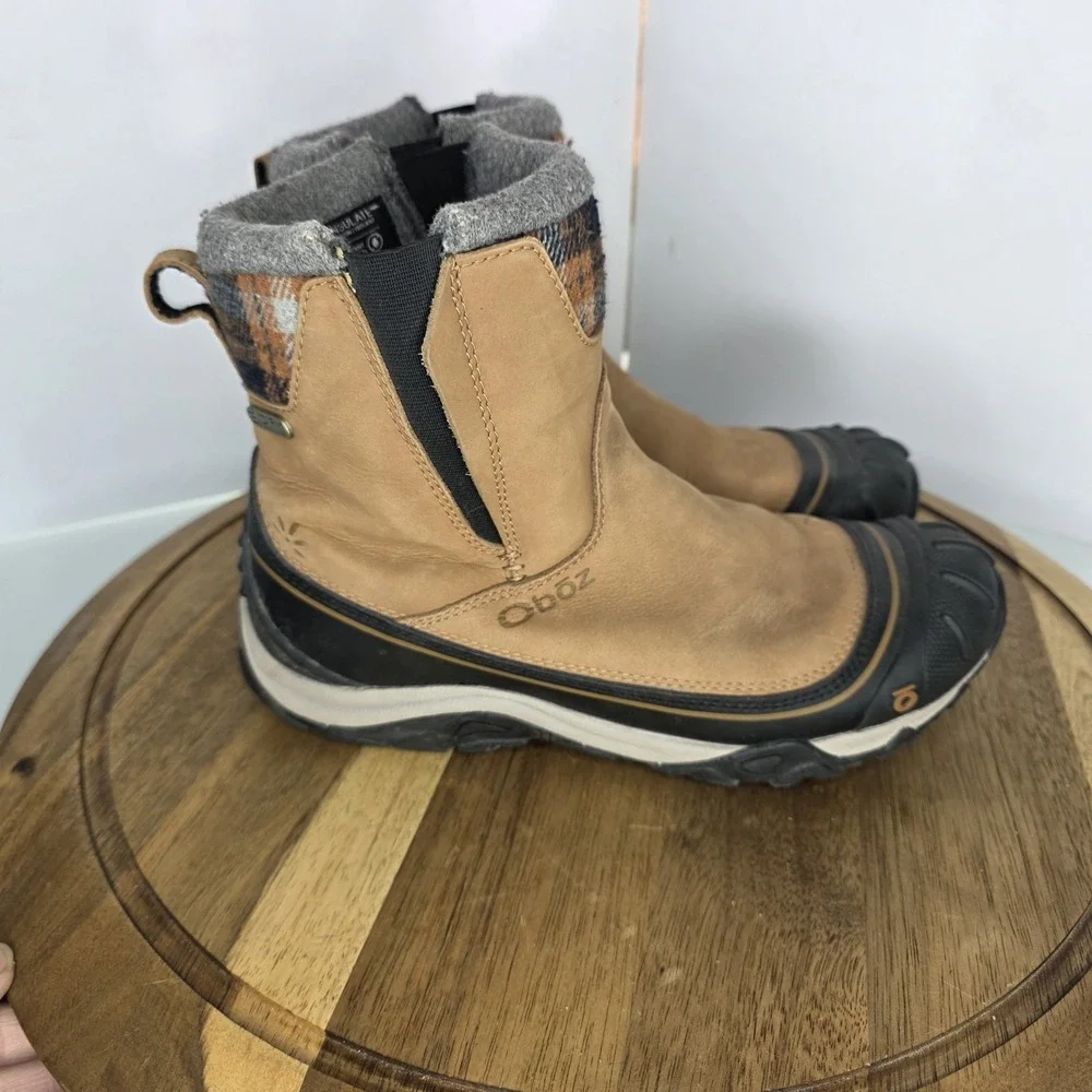 Sapphire 7in Pull-On Insulated Waterproof Women Sz‎ 7 Chipmunk Rain Winter Boot